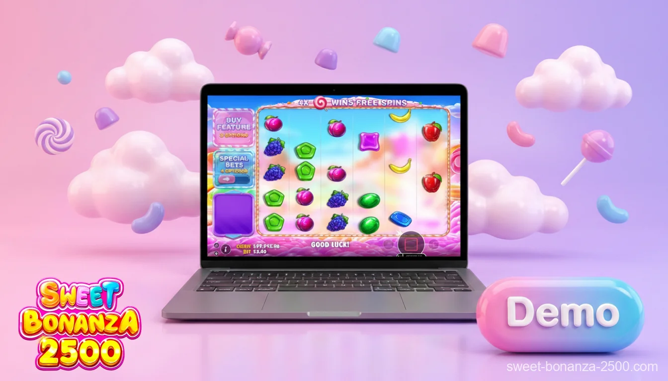 The demo version of the Sweet Bonanza 2500 slot allows players to try out the game for free with no risk